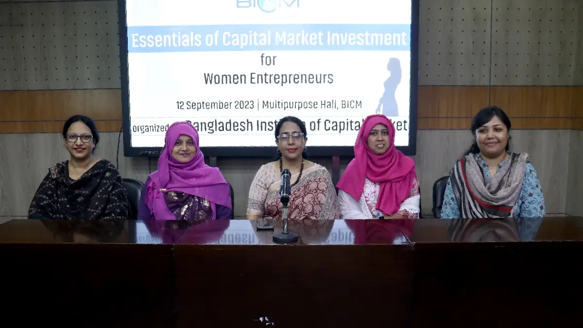 BICM Trains Women Investors Regarding Capital Market