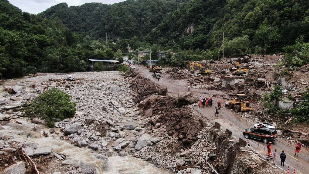 Landslide china