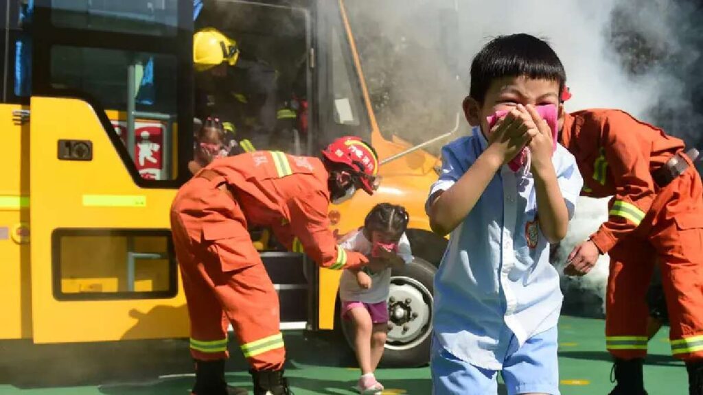 School Dormitory fire china