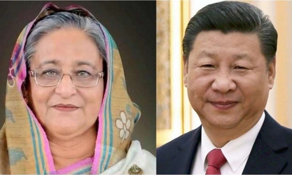 xi jinping sheikh hasina