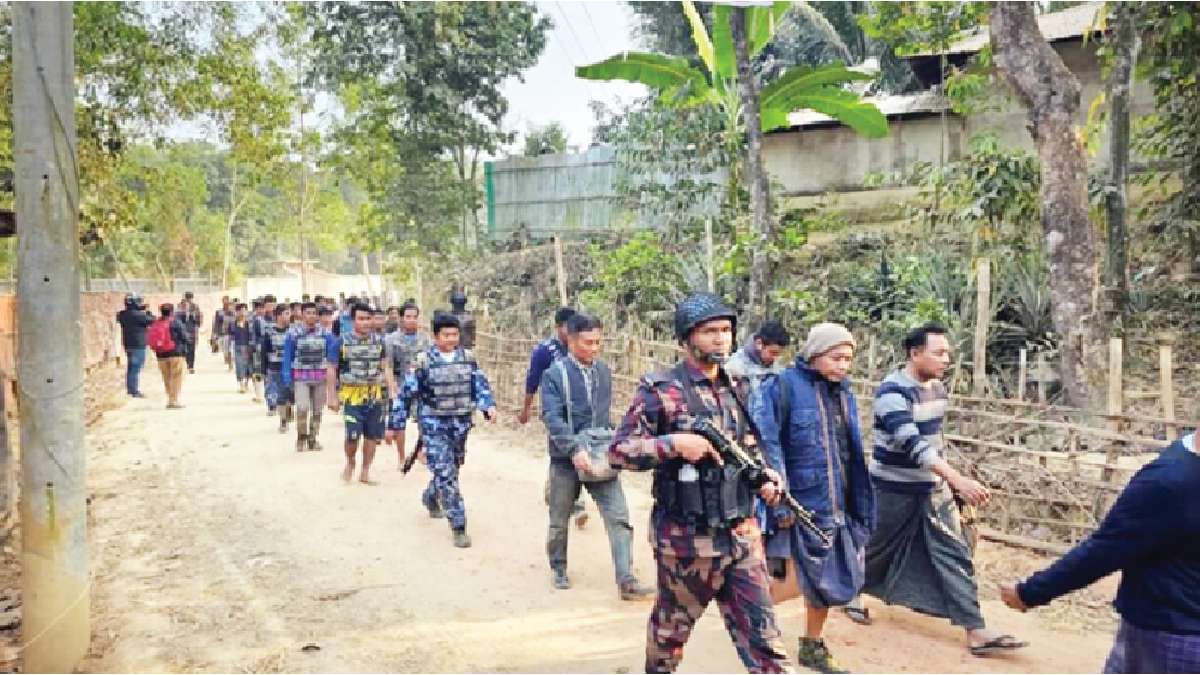 "Border Tensions Eased as Bangladesh Facilitates Repatriation of Myanmar Individuals"