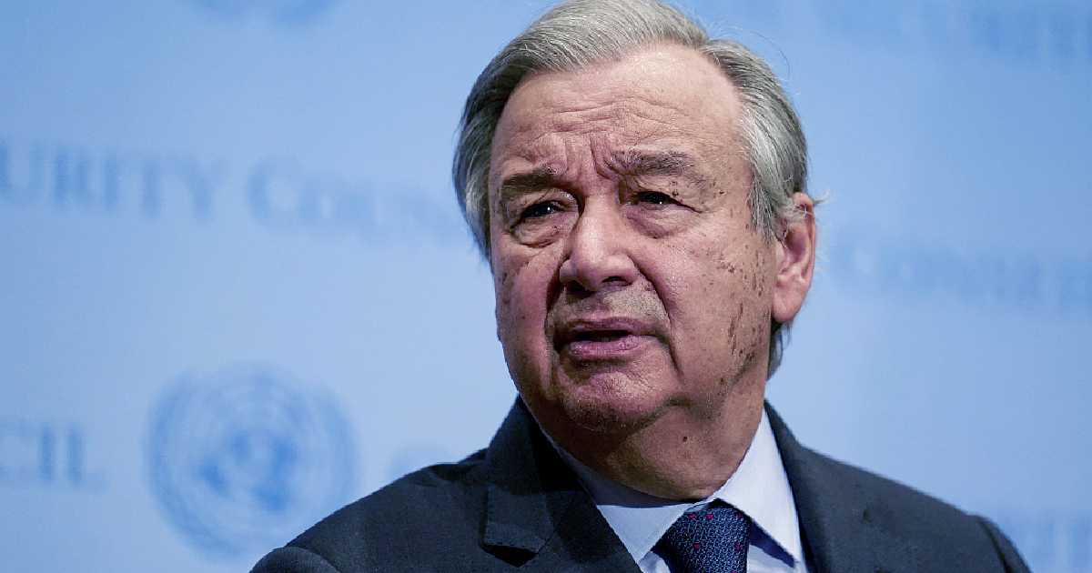 un chief guterres gaza sudan ramadan